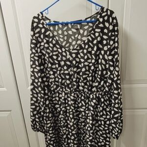 Shein Curve Dress Women's Size: 4XL Plus Size 1/4 button